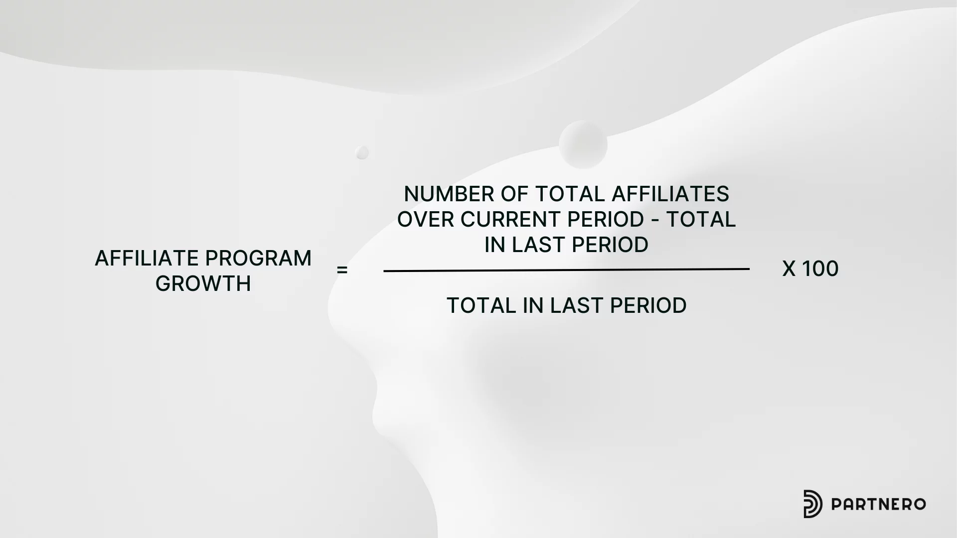 affiliate program growth formula, an affiliate marketing benchmark&nbsp;and KPI